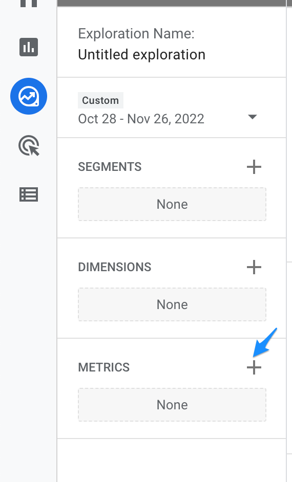 adding metrics to ga4 google ads report