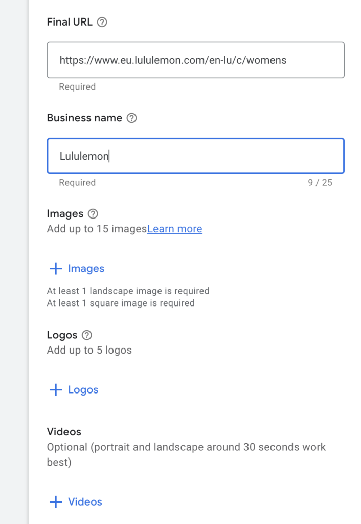 creating ads for google display campaign