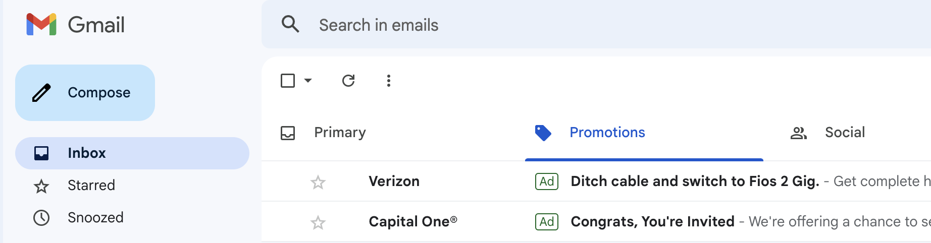 gmail ads