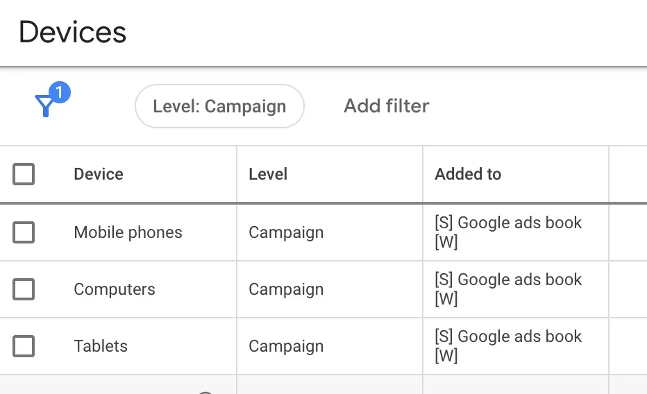device targeting