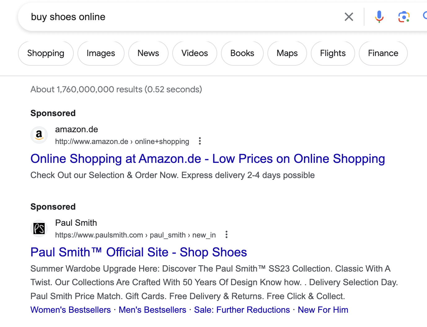 search ads