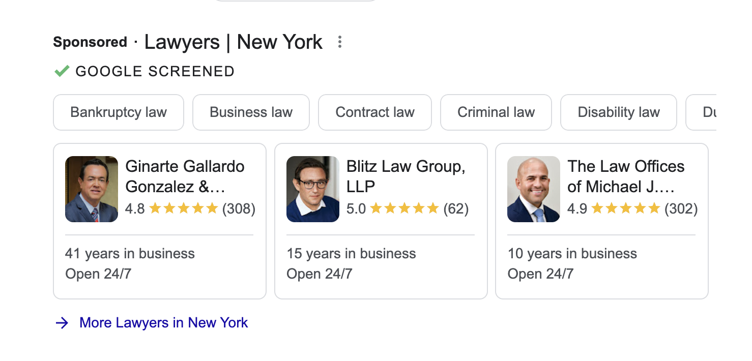 google ads for layer