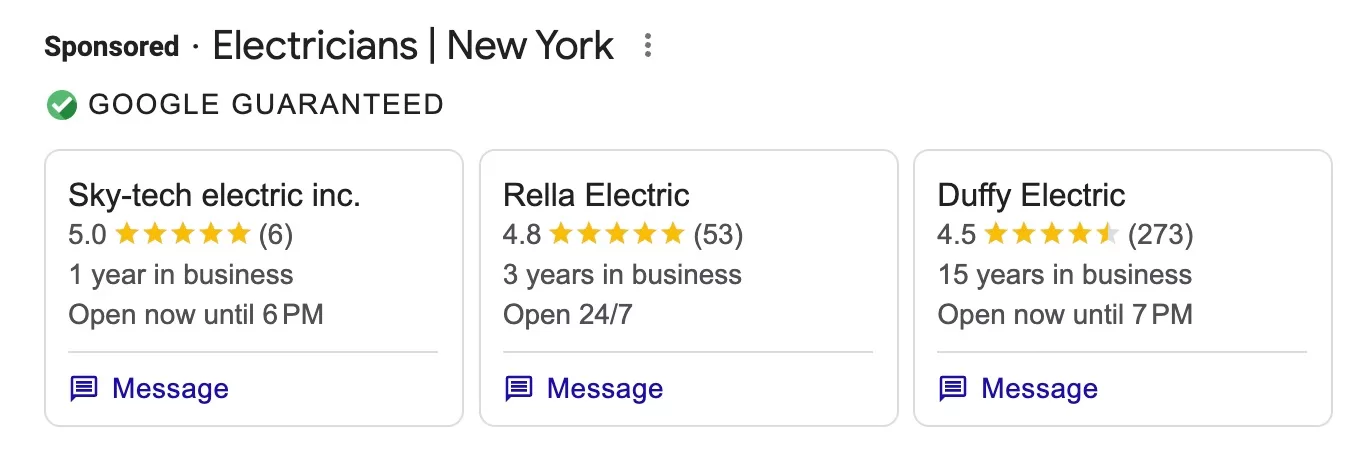 google service ads